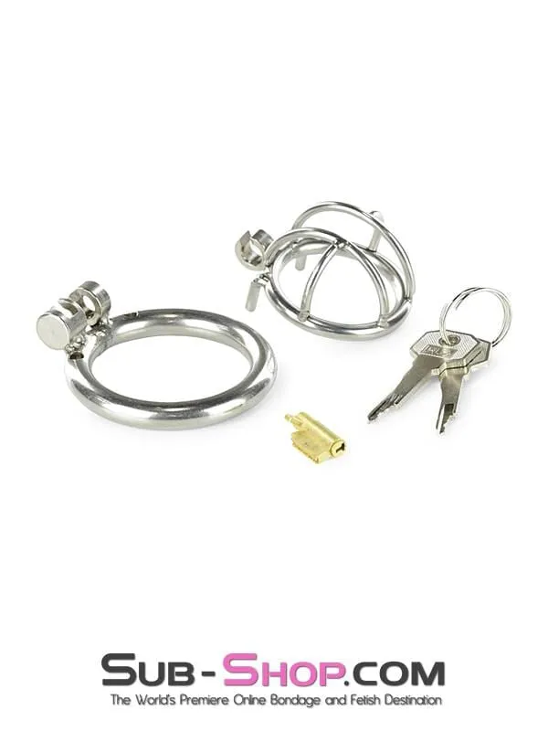 0963RS      Tiny Tool High Security Steel Locking Male Bondage Chastity Device