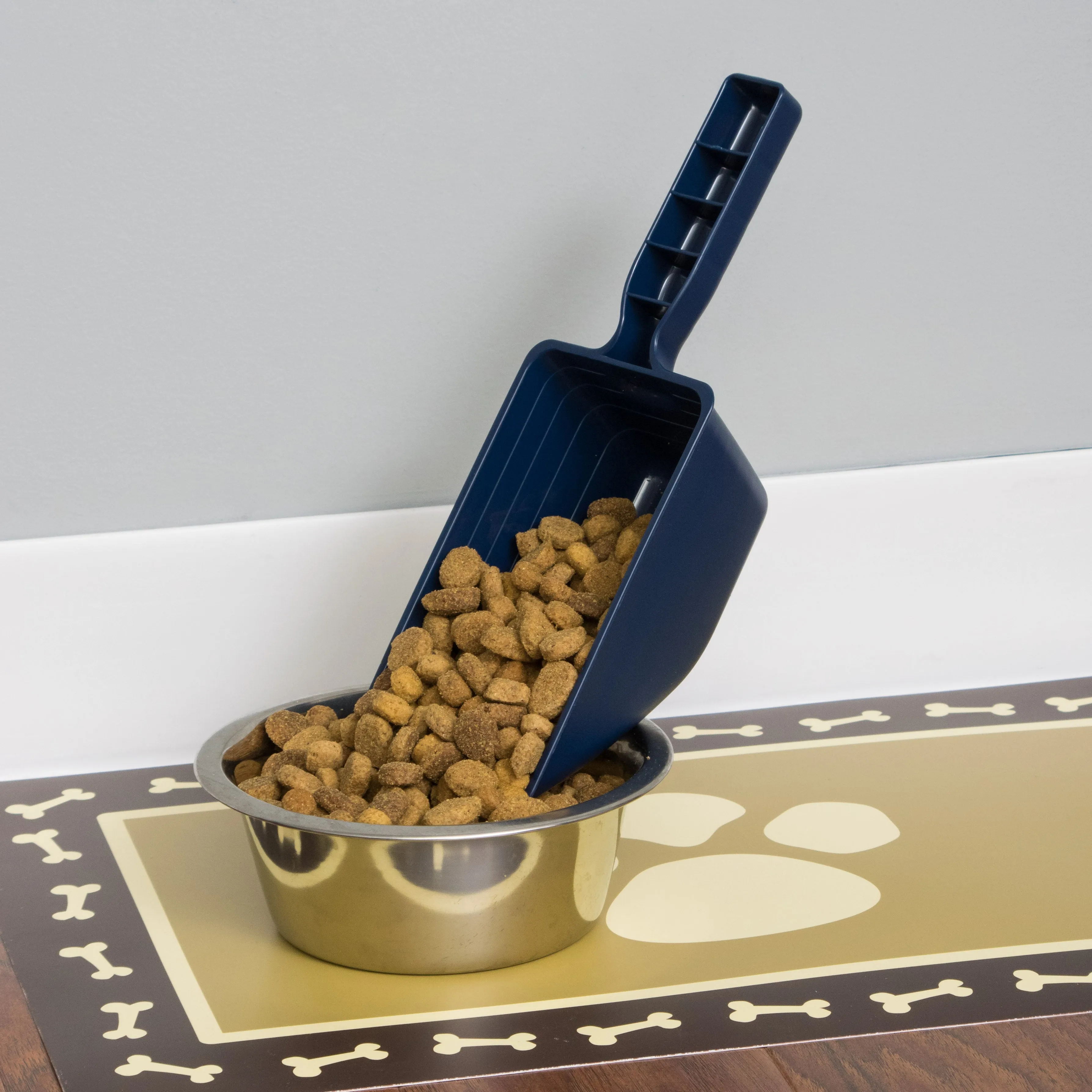 2-Cup Pet Food Scoop, 12 Pack, Navy Blue