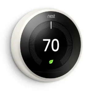 3rd Gen Nest Learning Thermostat - White