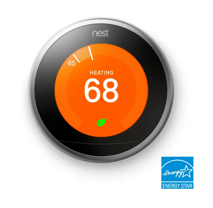 3rd Gen Nest Learning Thermostat - White