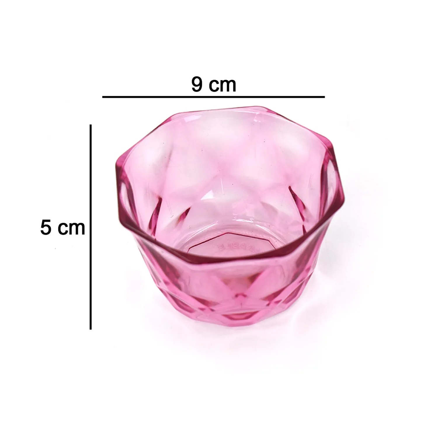 6pc Diamond shape ice cream bowl set