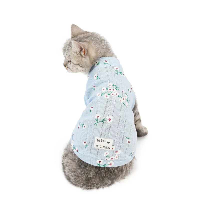 Autumn and winter cat clothes vest pet clothes