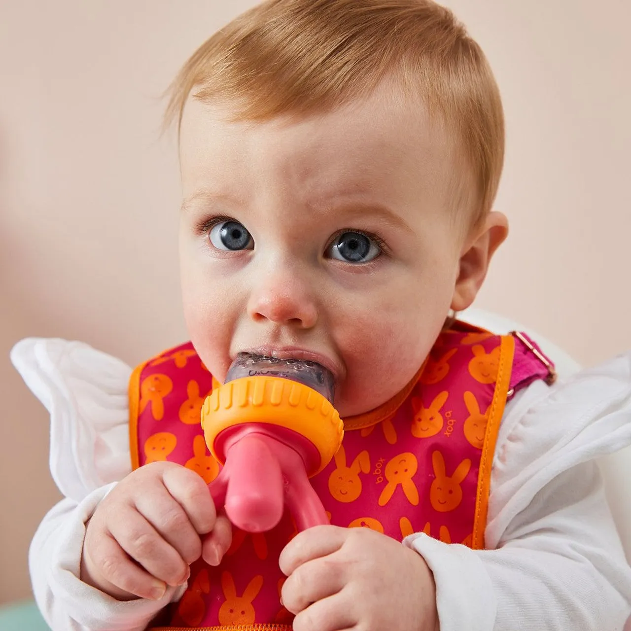 B.Box Silicone Fresh Food Feeder - Strawberry Shake