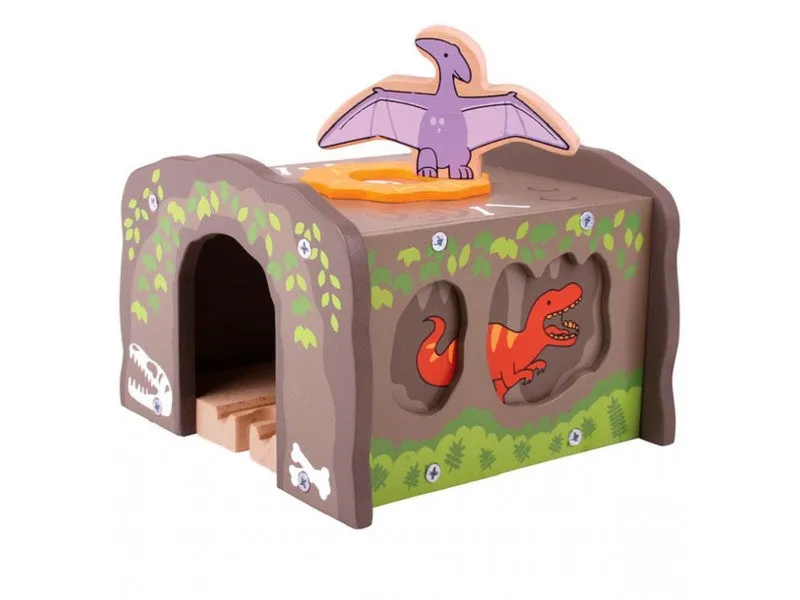 BigJigs Wooden Railway T Rex Tunnel