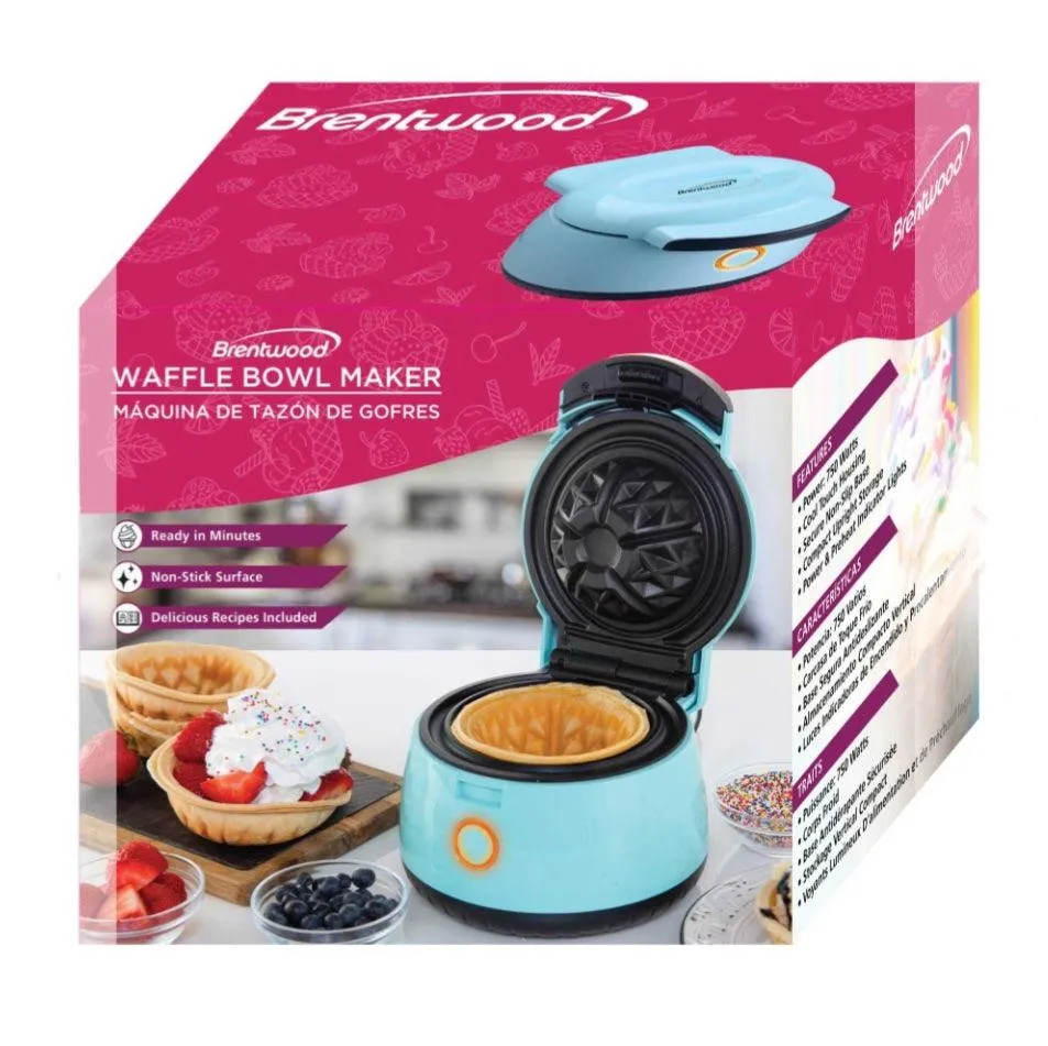 Brentwood Waffle Bowl Maker