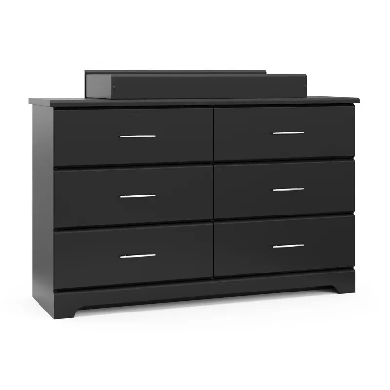 Brookside 6 Drawer Dresser with Nest Topper and Change Pad Nursery Set