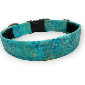 Bubble Shimmer Turquoise 1 Inch Side Release 10-15"