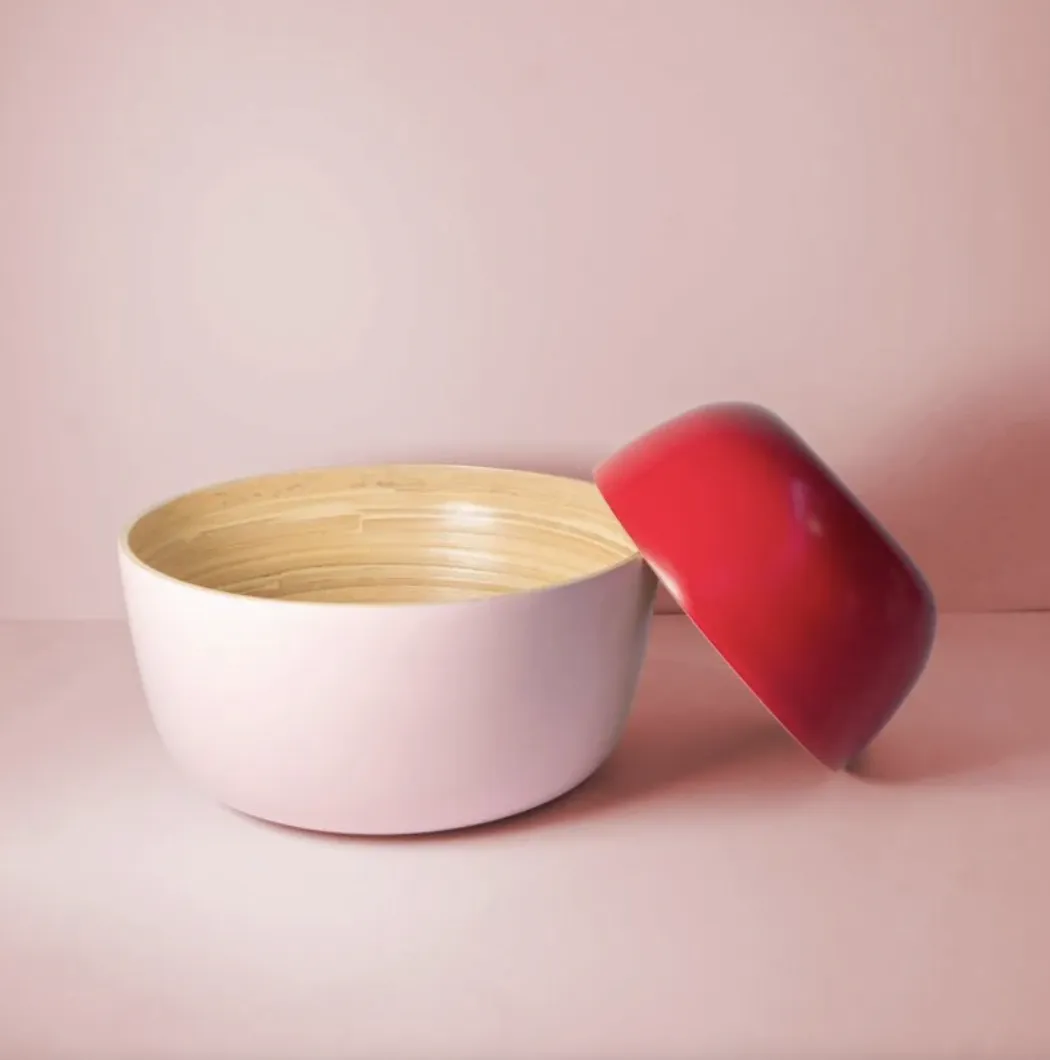 Cherry | Blush Bamboo Bowls