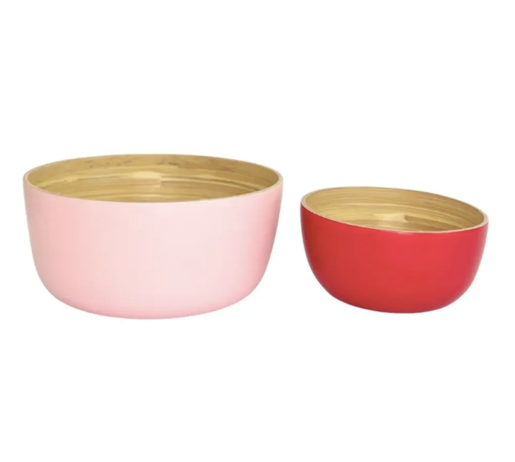 Cherry | Blush Bamboo Bowls