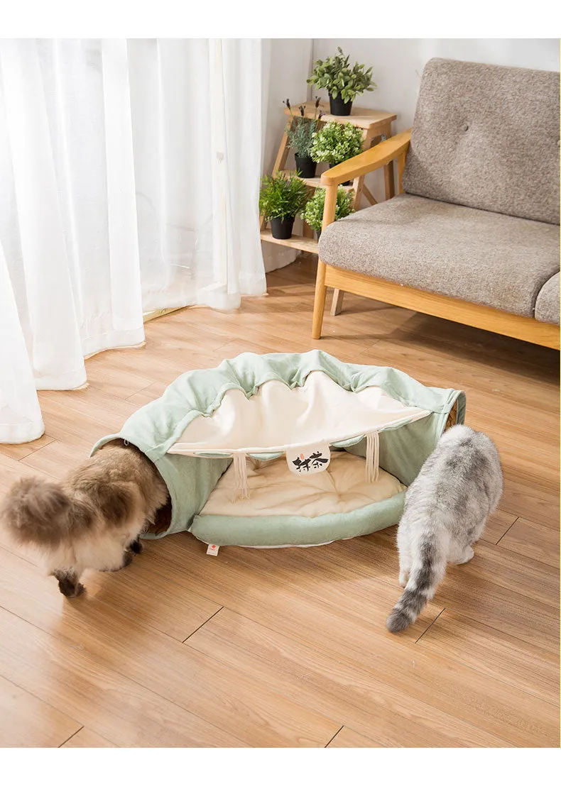 Creative Comfy Cat Sleeping Tunnel Bed