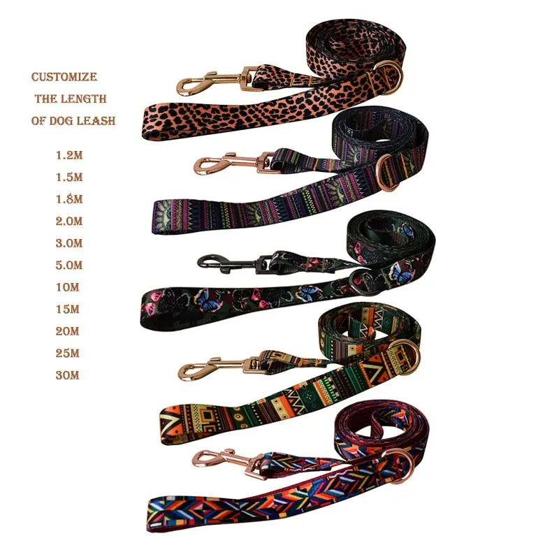 Customize the length Of Dog Leash Personalized Dogs Leash With ID Dog  Collars Custom Engraved Pet Supplies Dog Leash 3m