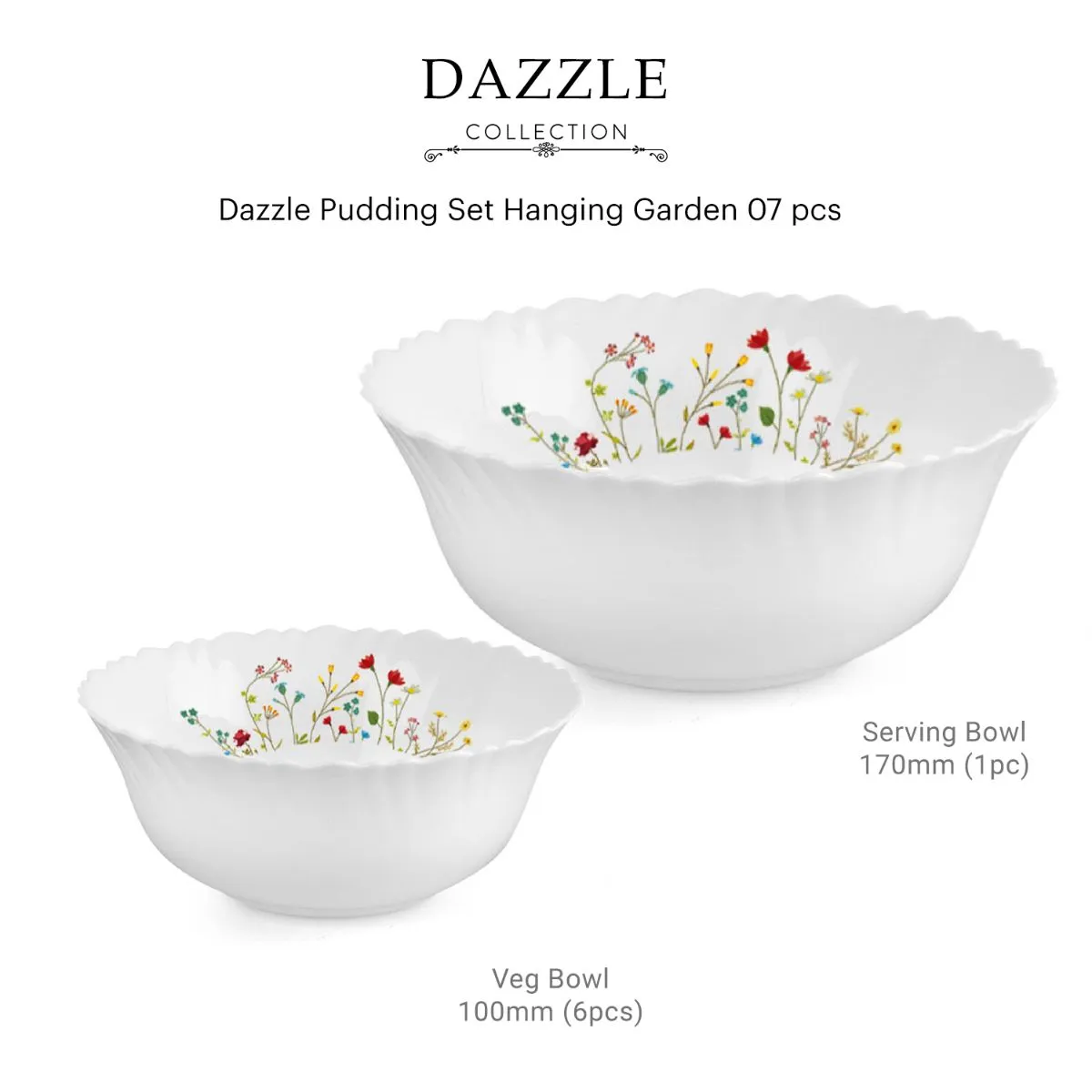 Dazzle Series Pudding Gift Set, 7 Pieces