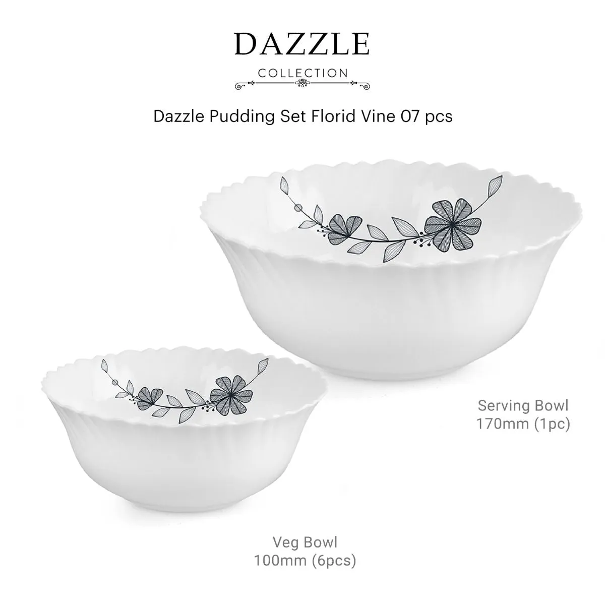 Dazzle Series Pudding Gift Set, 7 Pieces