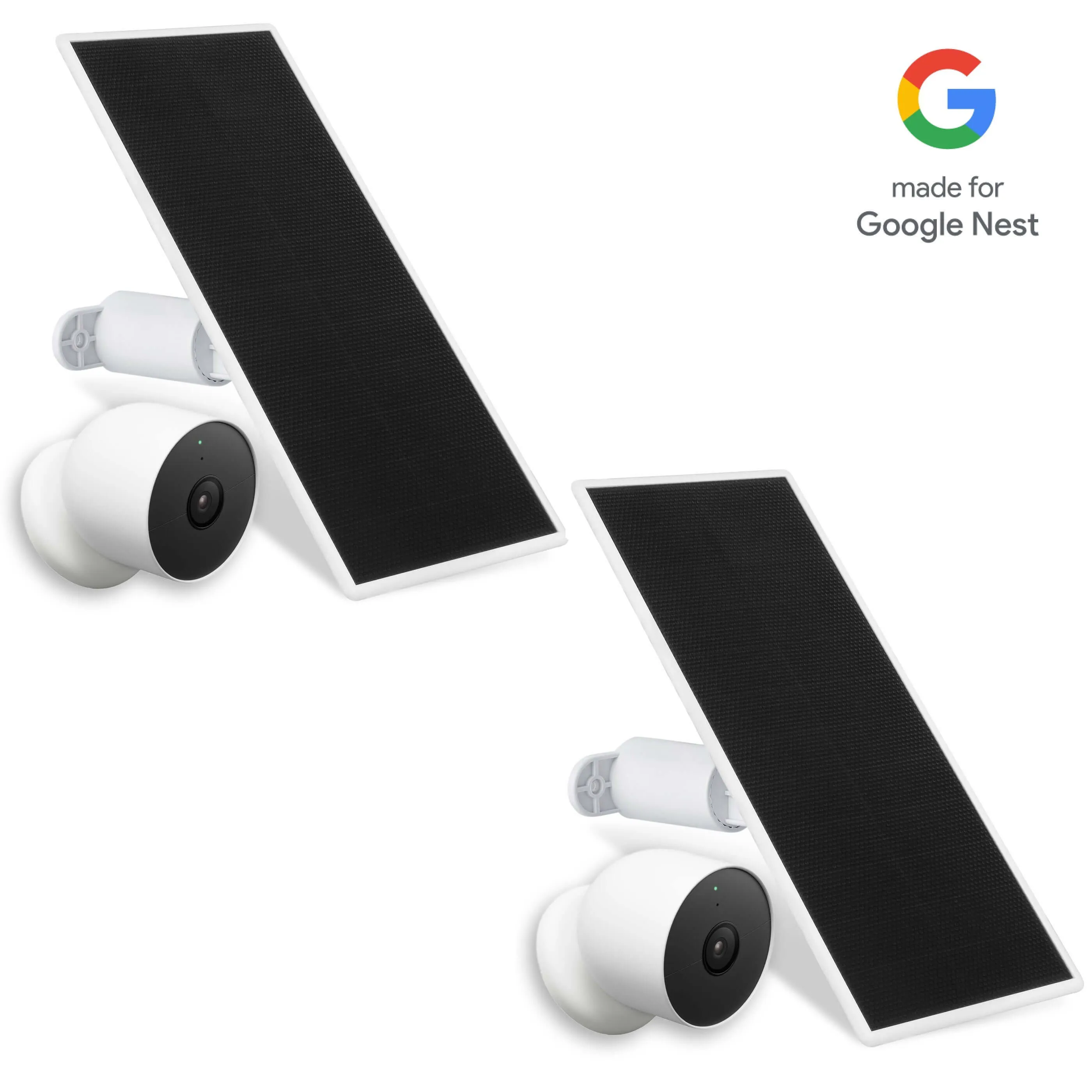 Google Nest Cam (Battery)   Wasserstein Premium Solar Panel Bundle | Made for Google