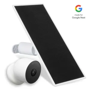 Google Nest Cam (Battery)   Wasserstein Premium Solar Panel Bundle | Made for Google