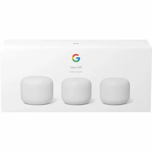 Google Nest Wifi Router and Two Points (Snow) GA00823-US