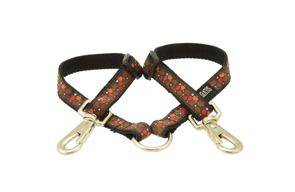 IMPROVED Double Leash  - 1/2" WIde Webbing