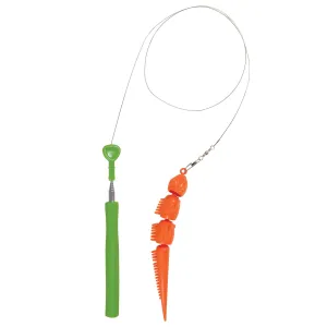 Jackson Galaxy Ground Prey Wand with Iguana