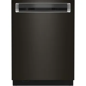 KitchenAid Dishwasher Stainless Steel Tub (KDPM804KBS) - Black Stainless