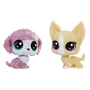 Littlest Pet Shop Chunky Waterfluff and Mayor Perrito