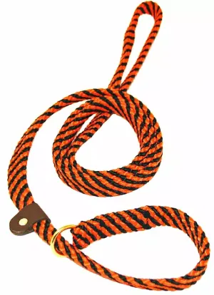 Lone Wolf 5/8" Flat Braided Nylon Slip Leashes