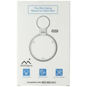 Mini Genie for Google Nest Mini (2nd Gen) - White (1-Pack)