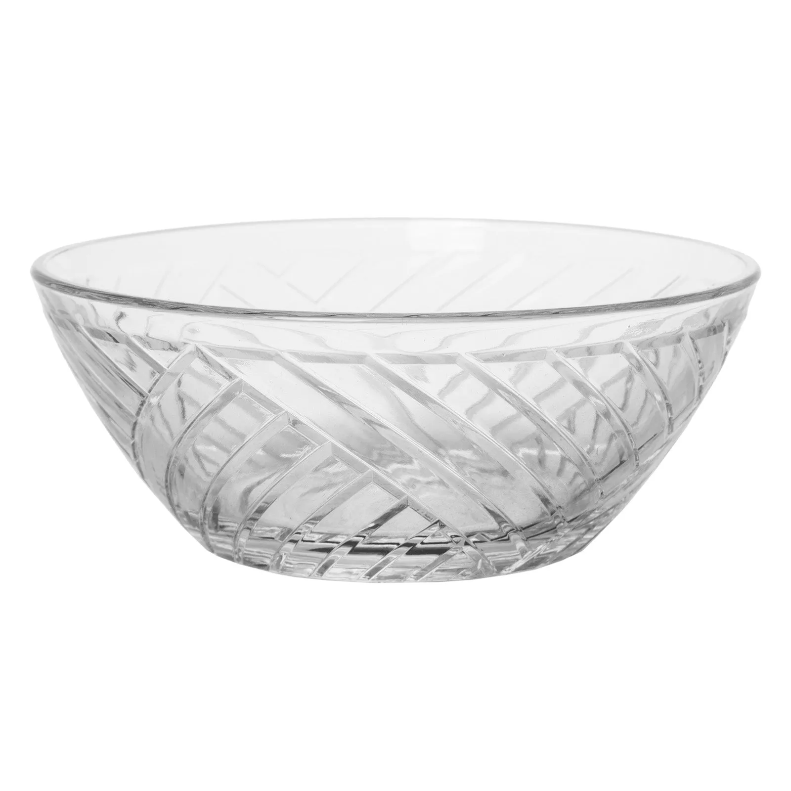 Mini Glass Multipurpose Prep and Serving Bowls, Crystal Clear, Set of 6, 5-inch, 10 oz