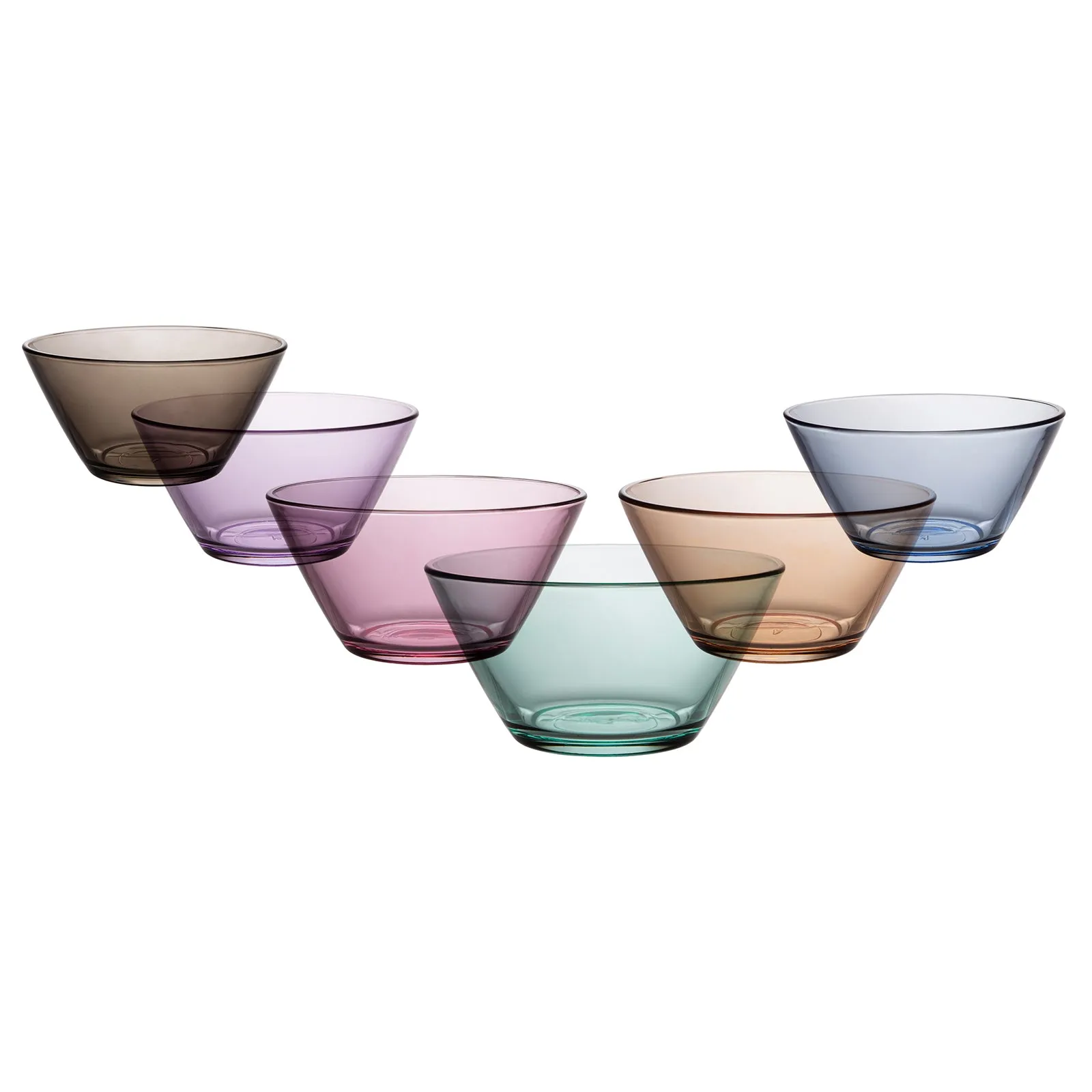 Mini Prep Bowl, Stackable Glass Mixing Bowls, 11 oz, Set of 6