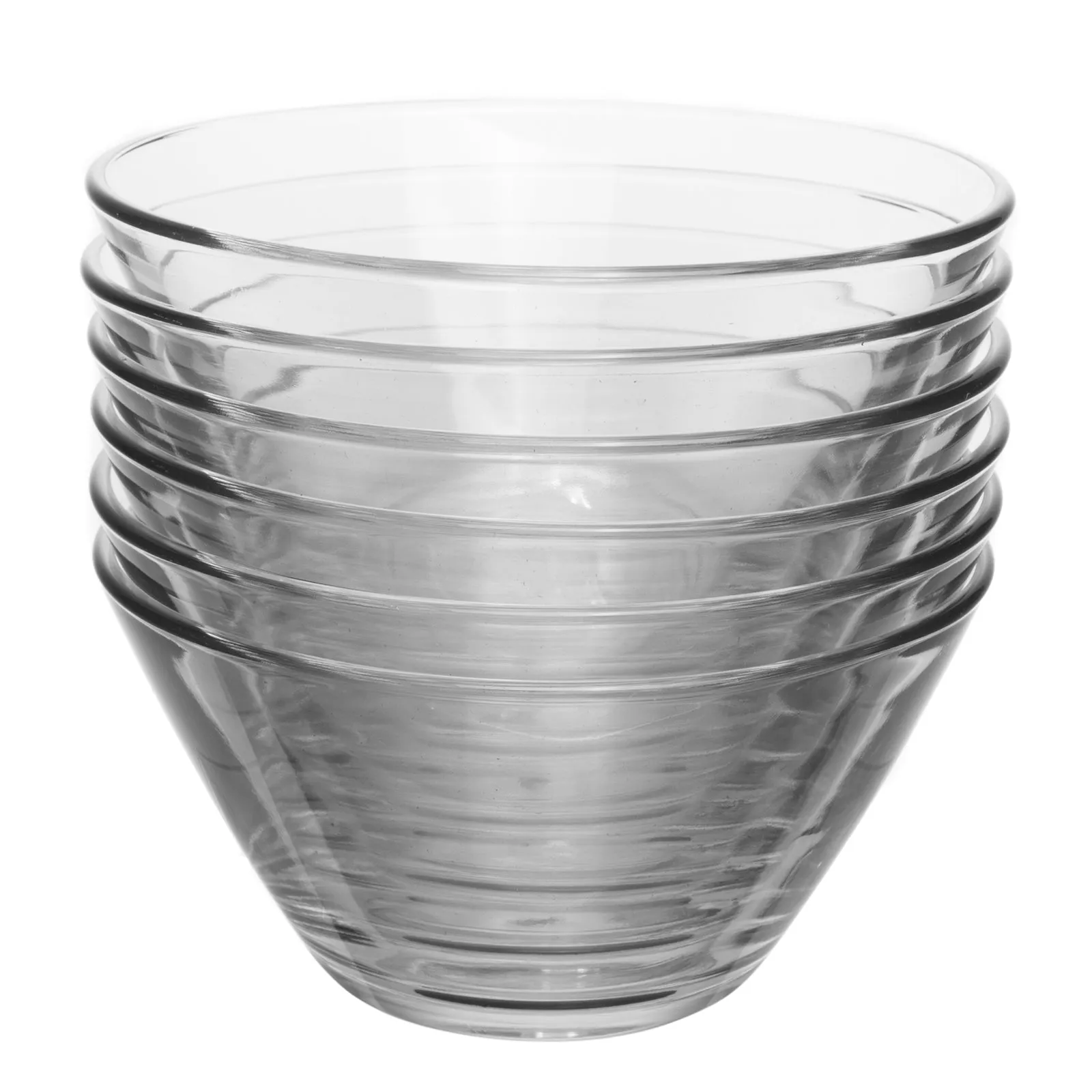 Mini Prep Bowl, Stackable Glass Mixing Bowls, 11 oz, Set of 6