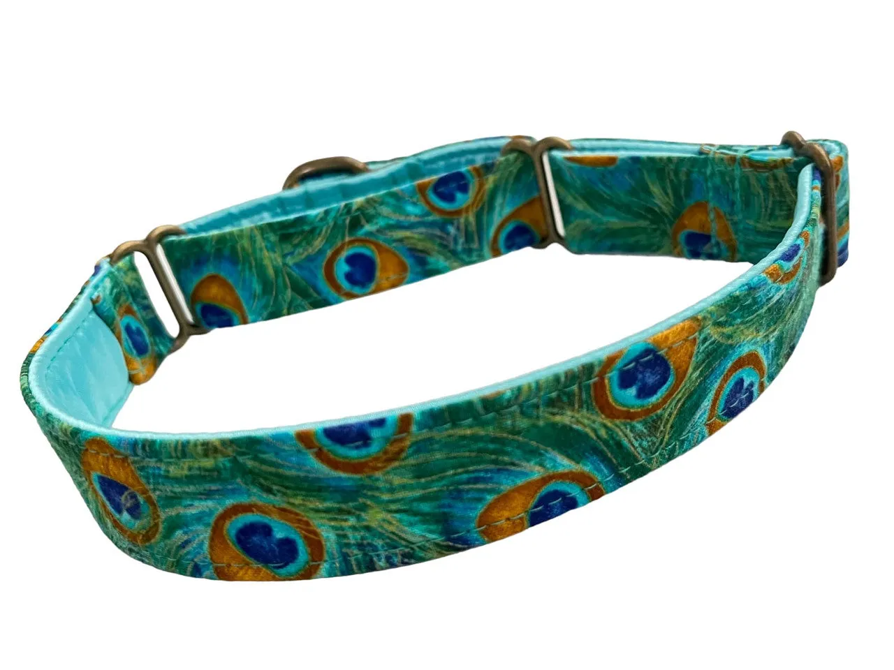 Peacock Flourish 1 Inch Martingale 12-16"