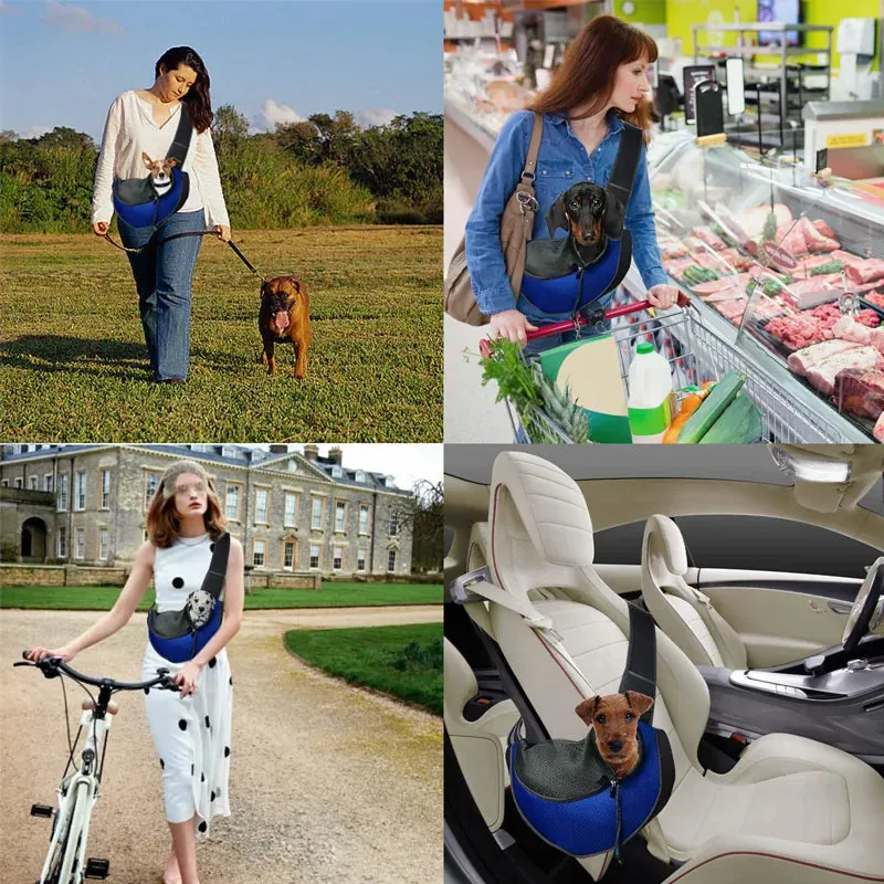 Pet Dog Travel Sling Shoulder Bag