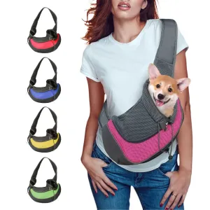 Pet Dog Travel Sling Shoulder Bag