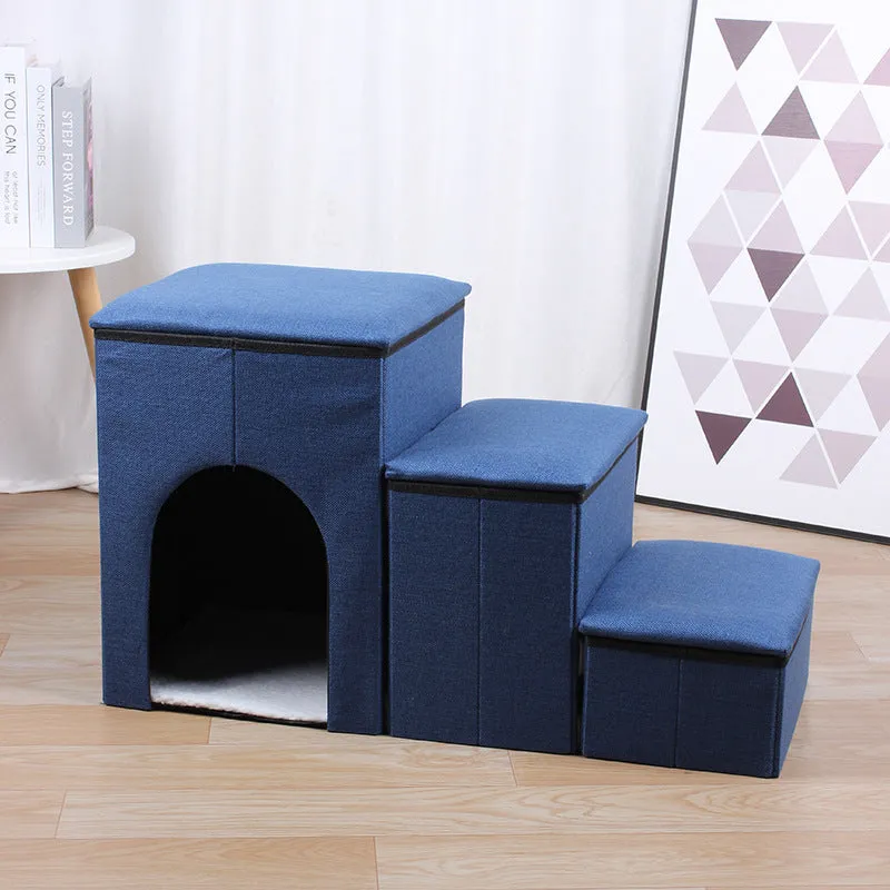 Pet Ladder Dogs And Cats Step Foldable / Escalera plegable para mascotas, para perros y gatos