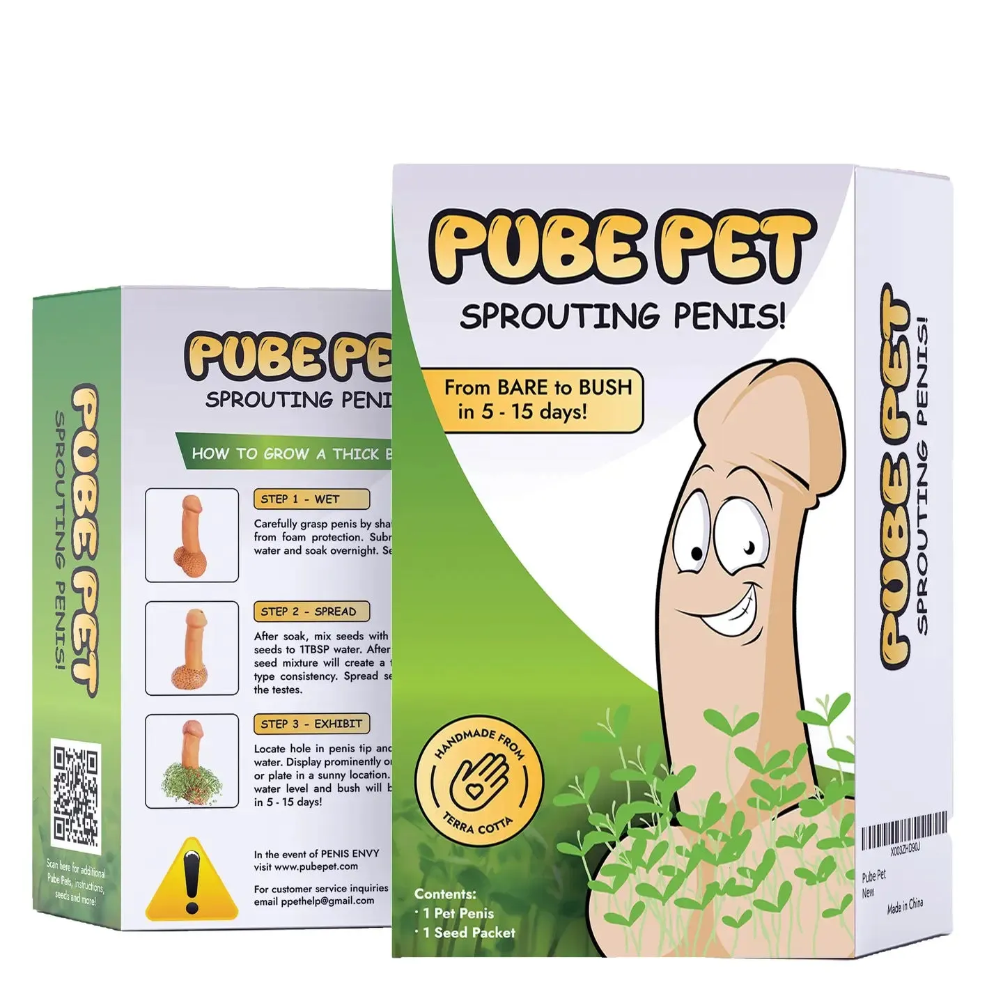 Pube Pet Sprouting Penis Planter