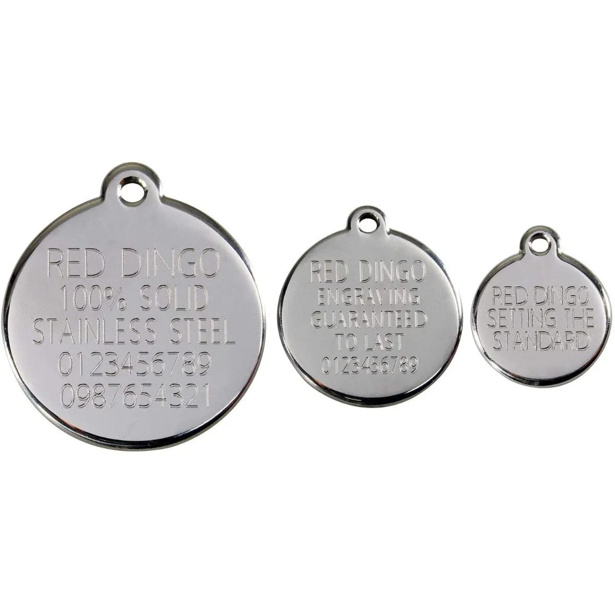 Red Dingo Mountain Pet ID Dog Tags