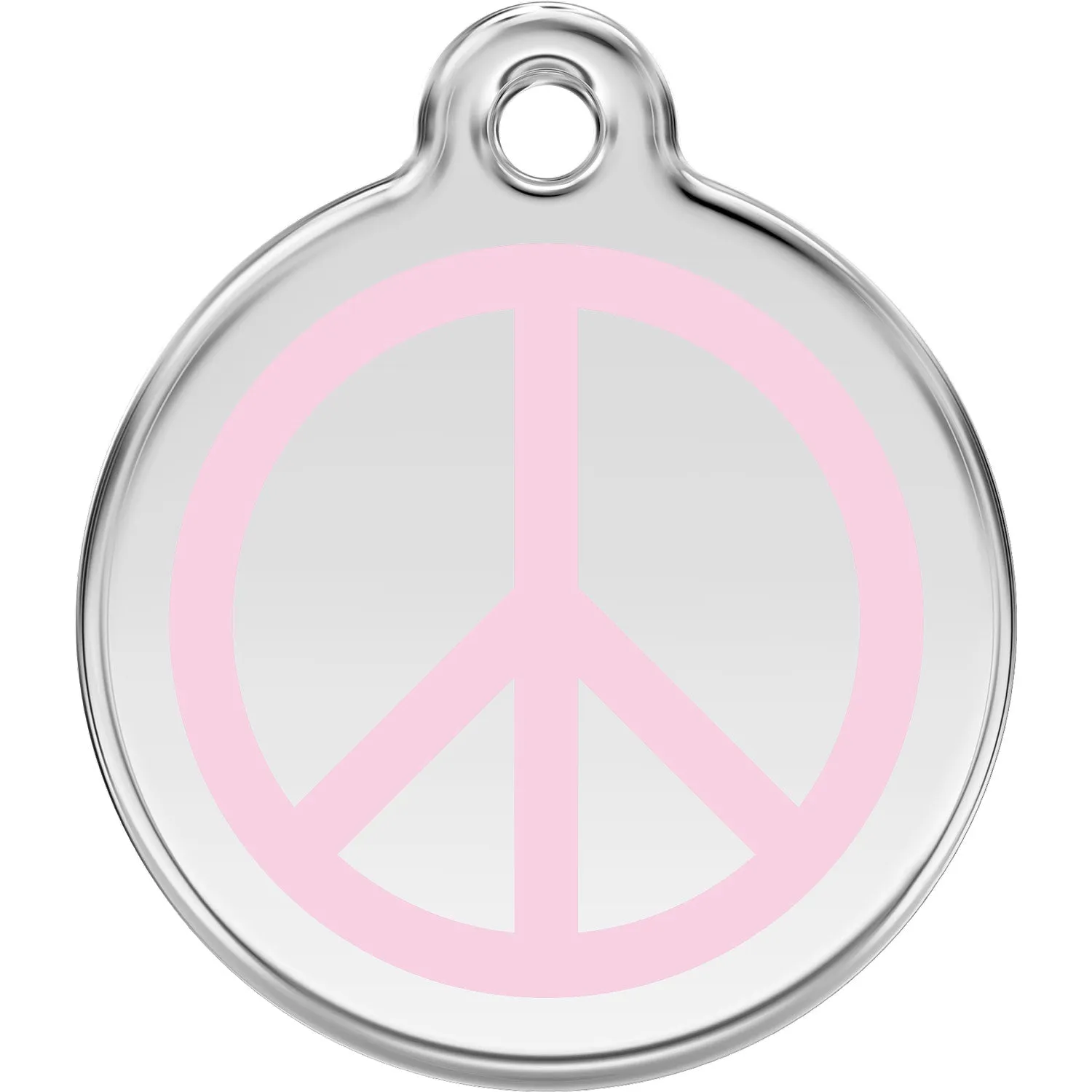 Red Dingo Peace Pet ID Dog Tags