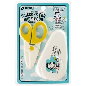 Richell - Vintage Snoopy Peanut Collection Scissors for Baby Food