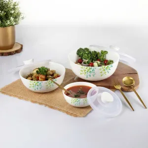 Royale Series Mixing bowls with lid Gift Set, 3 Pieces