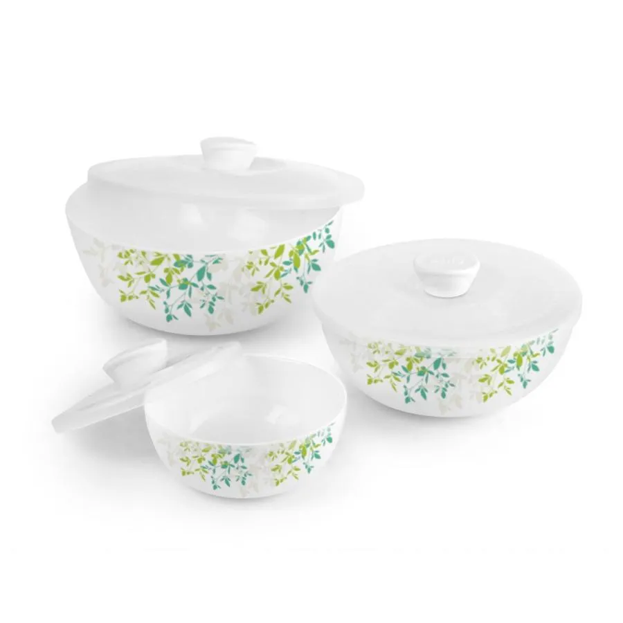 Royale Series Mixing bowls with lid Gift Set, 3 Pieces