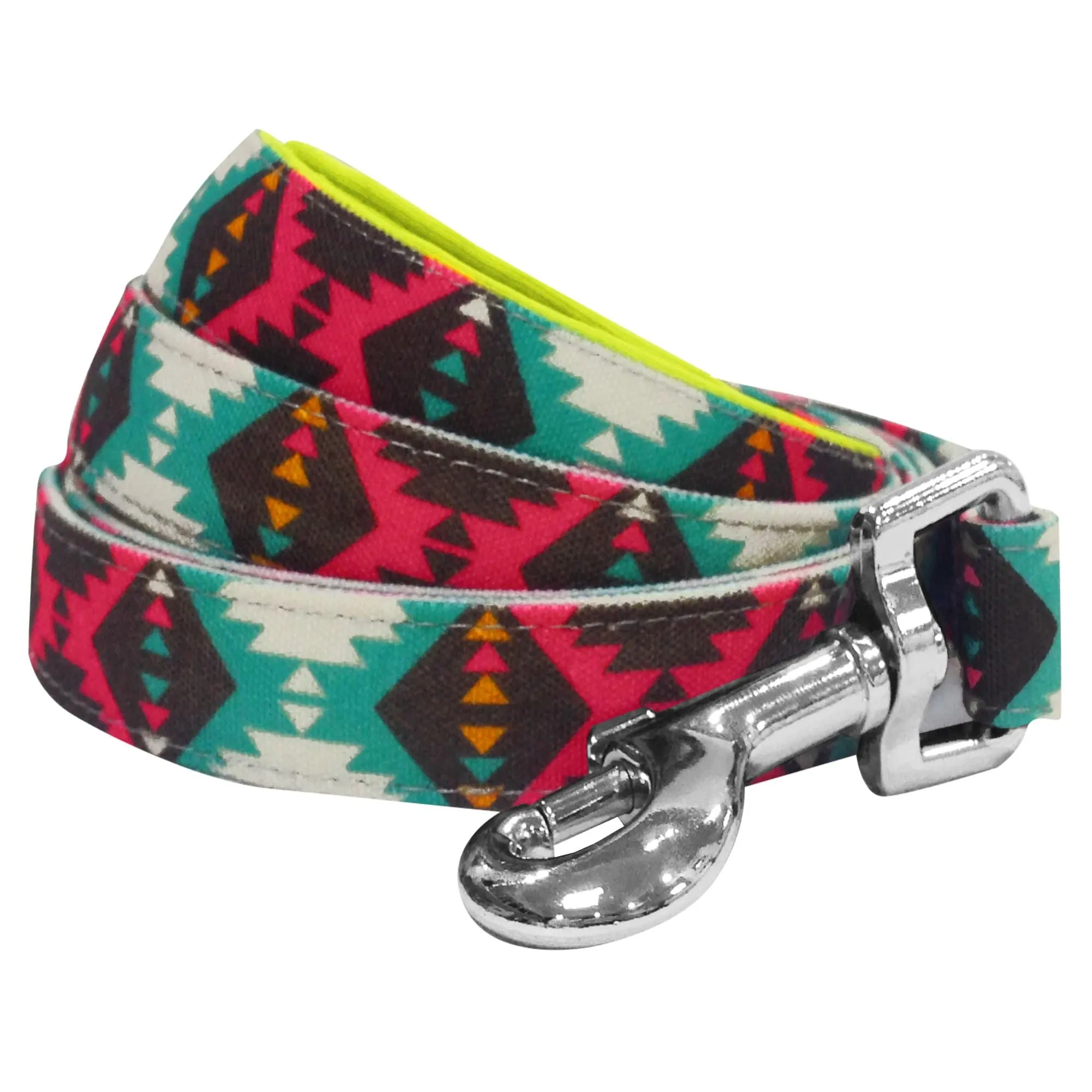 Southwestern Pattern Padded Dog Leash