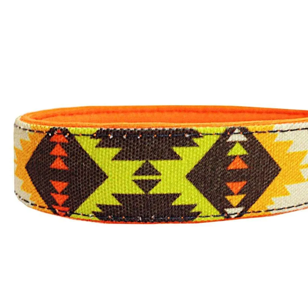 Southwestern Pattern Padded Dog Leash