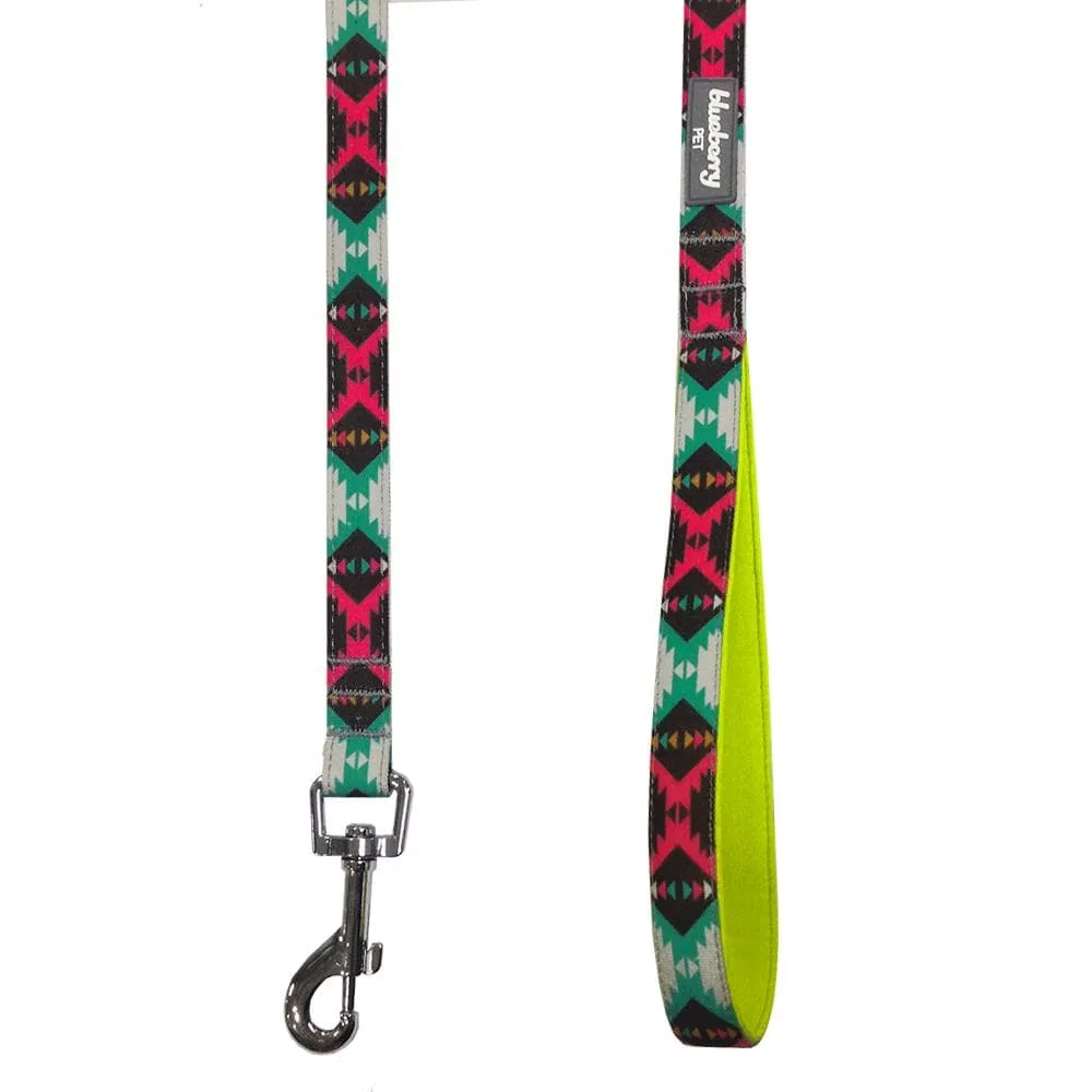 Southwestern Pattern Padded Dog Leash