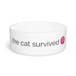 Sword and Scale "The Cat Survived" Pet Bowl