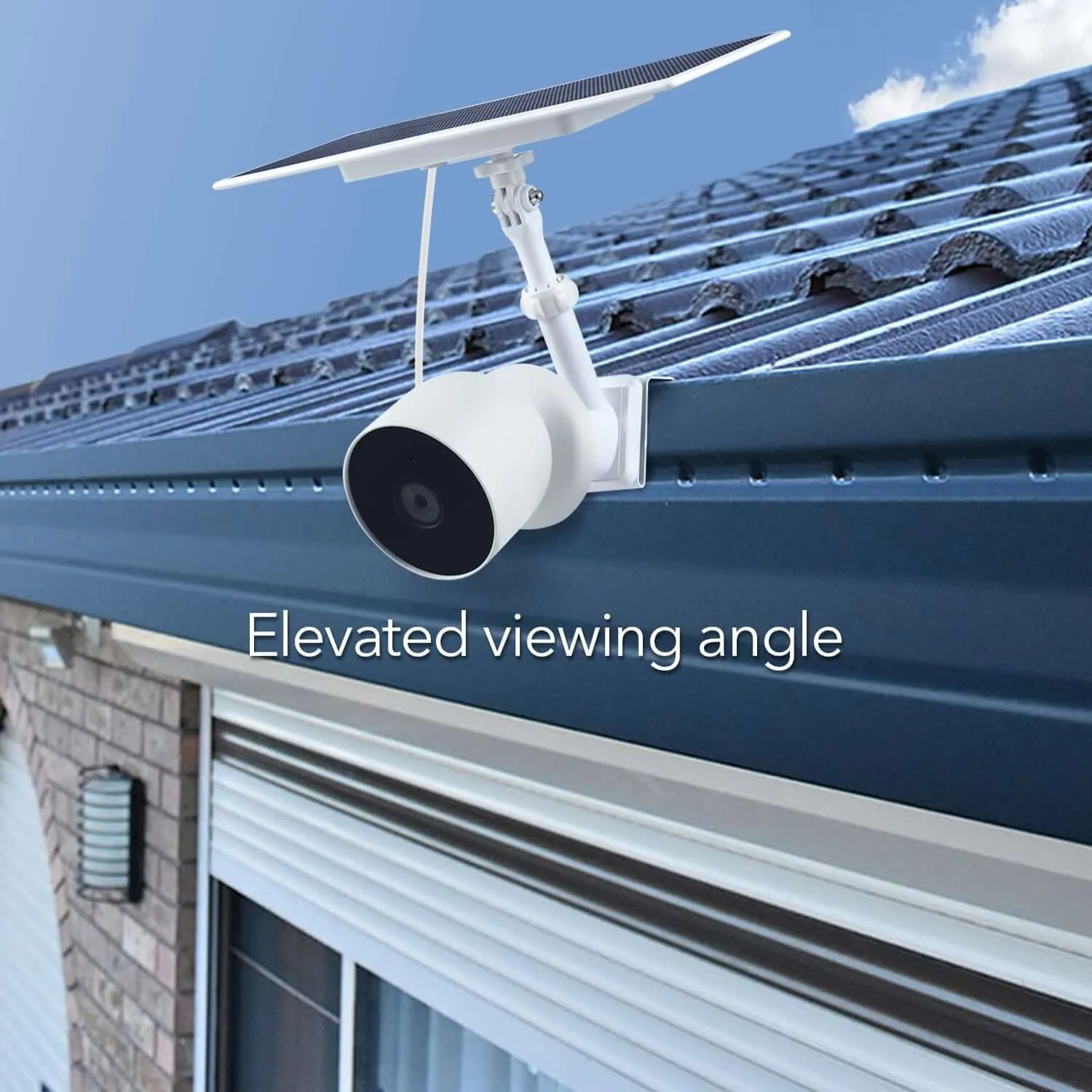 Wasserstein 2-in-1 Gutter Mount for Google Nest Cam & Wasserstein Solar Panel