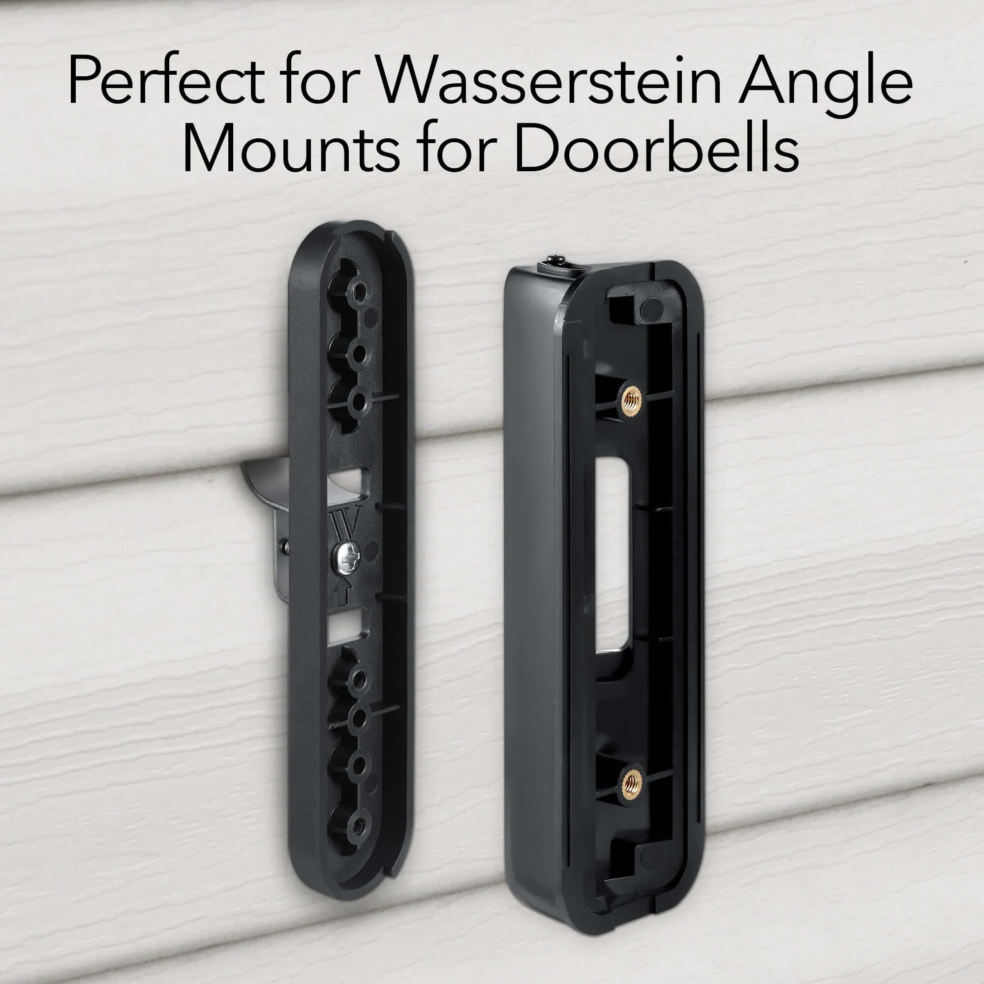 Wasserstein Vinyl Sliding Doorbell Mount for Google Nest, Wyze, & Blink Video Doorbell