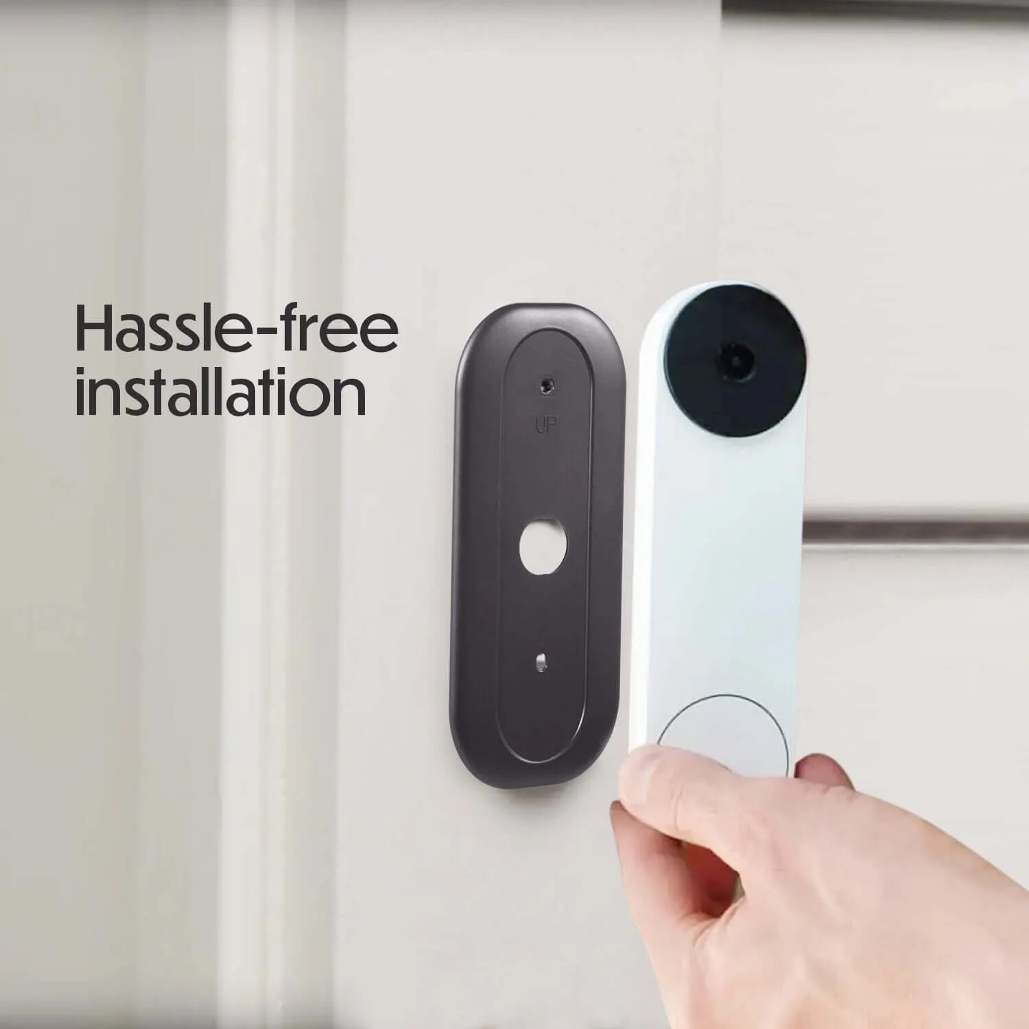 Wasserstein Wall Plate for Google Nest Doorbell (Battery) | Made for Google