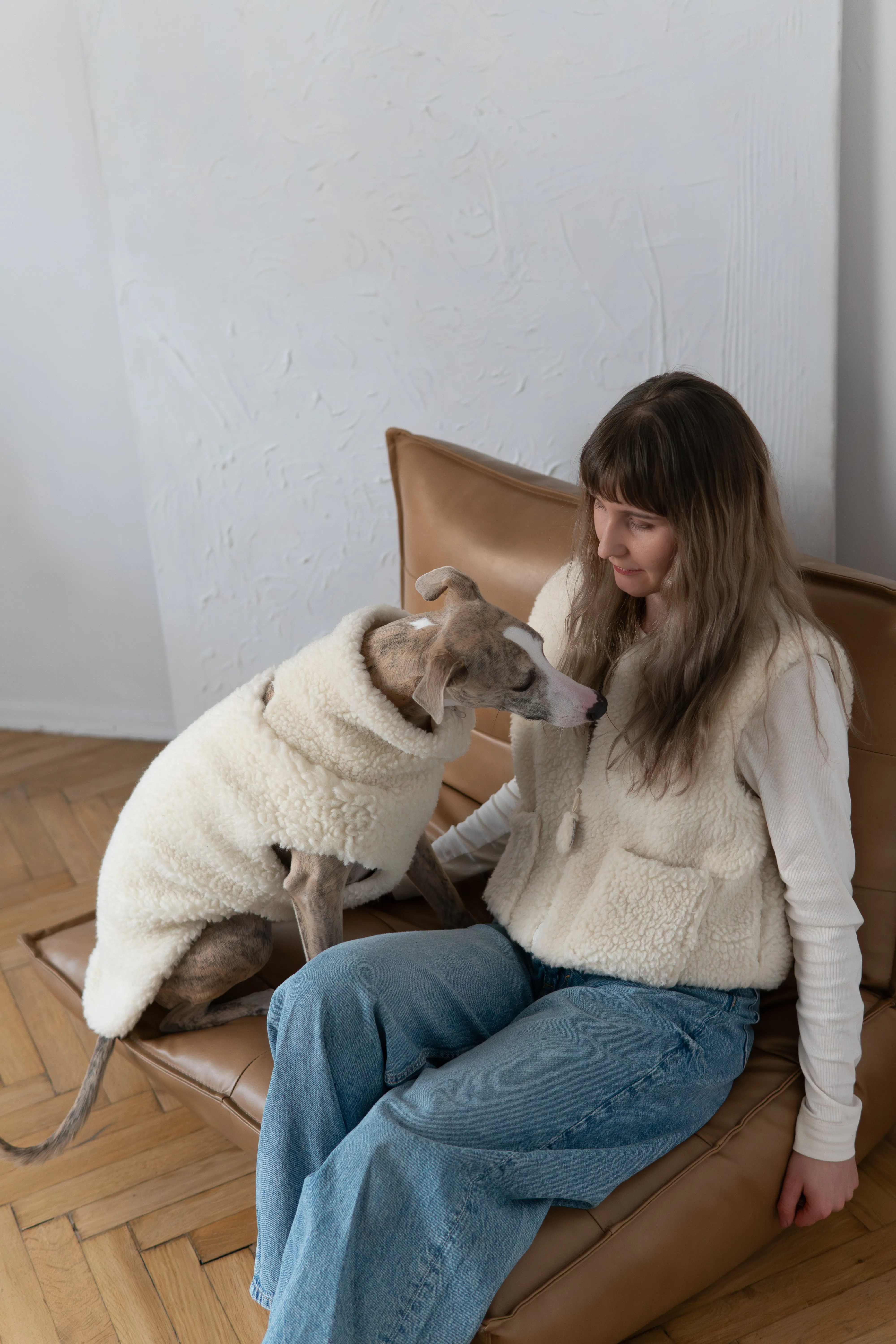 Woolen Dog Vest - Blue